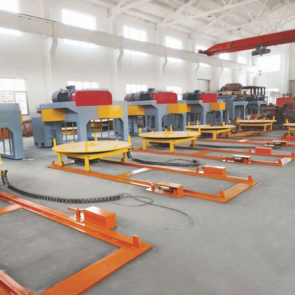 Inverted wire drawing machine